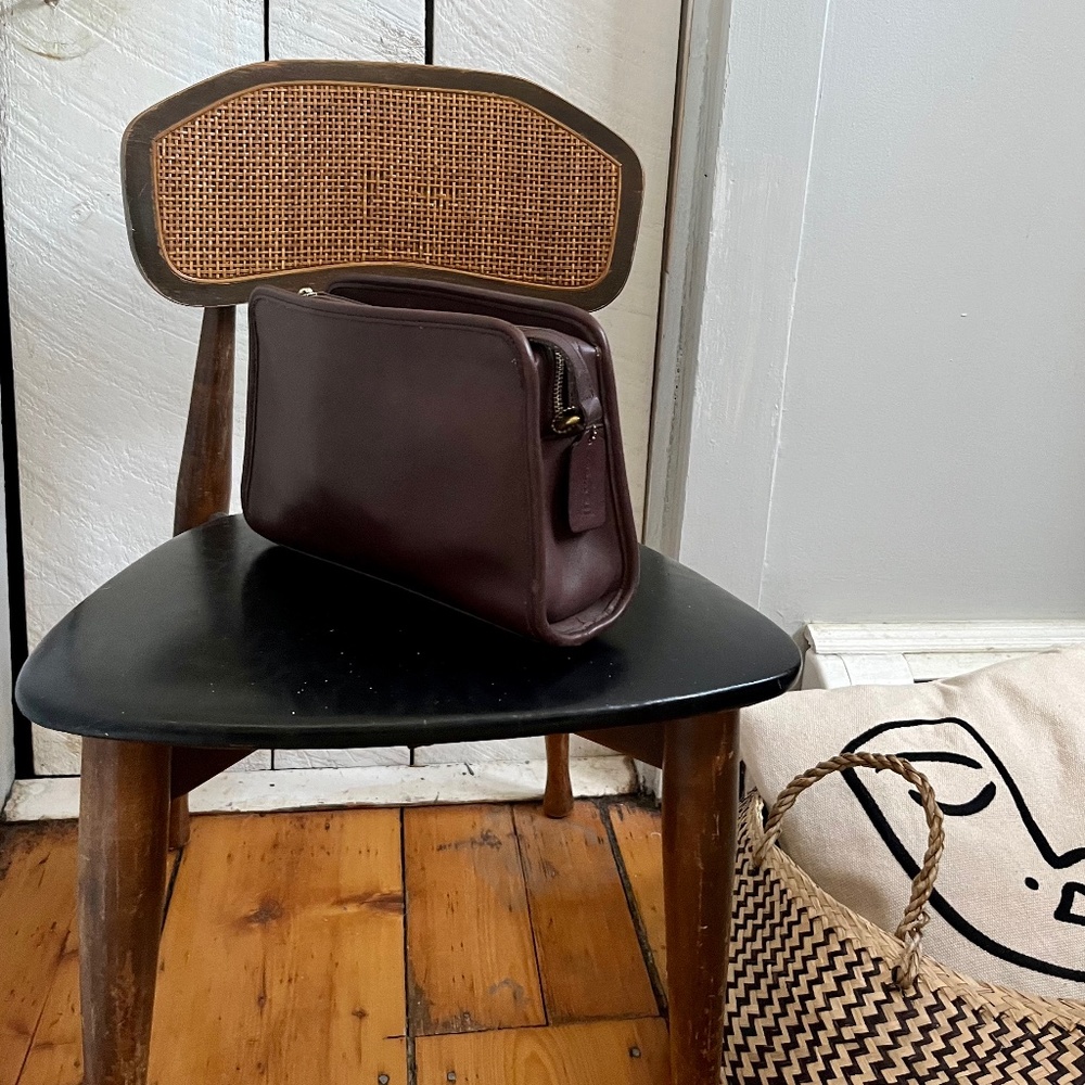 Vintage Coach Leather Sutton Bag in Mahogany #9814